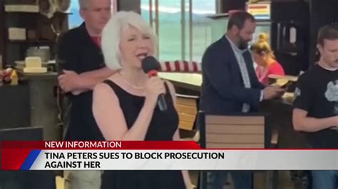 Tina Peters sues to block prosecution against her